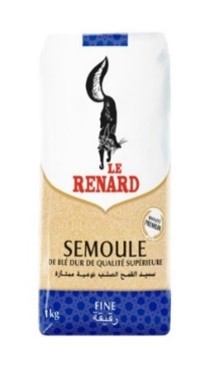 SEMOULE DE BLE DUR FINE RENARD (10x1kg)