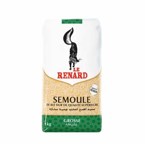 SEMOULE DE BLE DUR GROSSE RENARD (10x1kg)