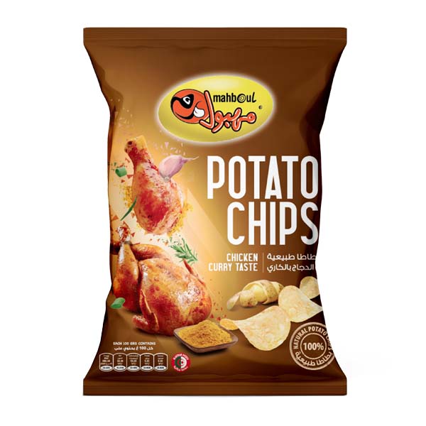 CHIPS MAHBOUL CHICKEN CURRY 20x40gr