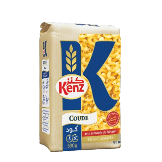 Pâtes COUDES KENZ (12x500g)