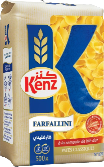 Pâtes FARFALLINI KENZ (12x500g)