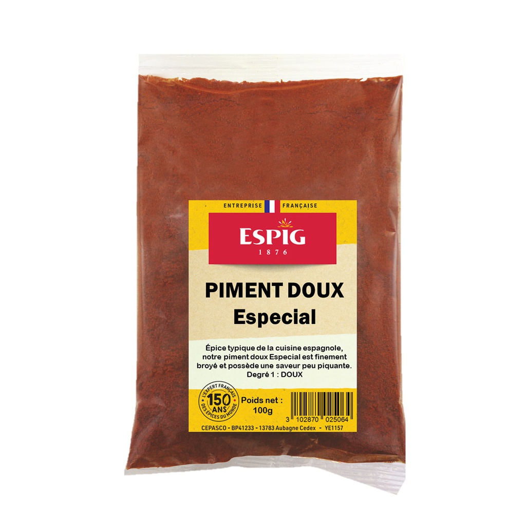 PIMENT DOUX ESPECIAL MOULU ESPIG (500g)