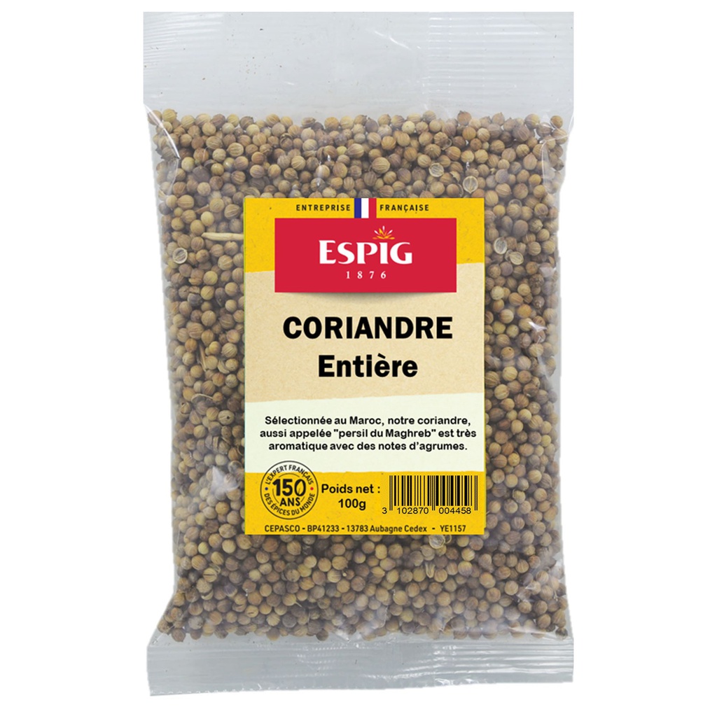 CORIANDRE ENTIER ESPIG (20x100g)