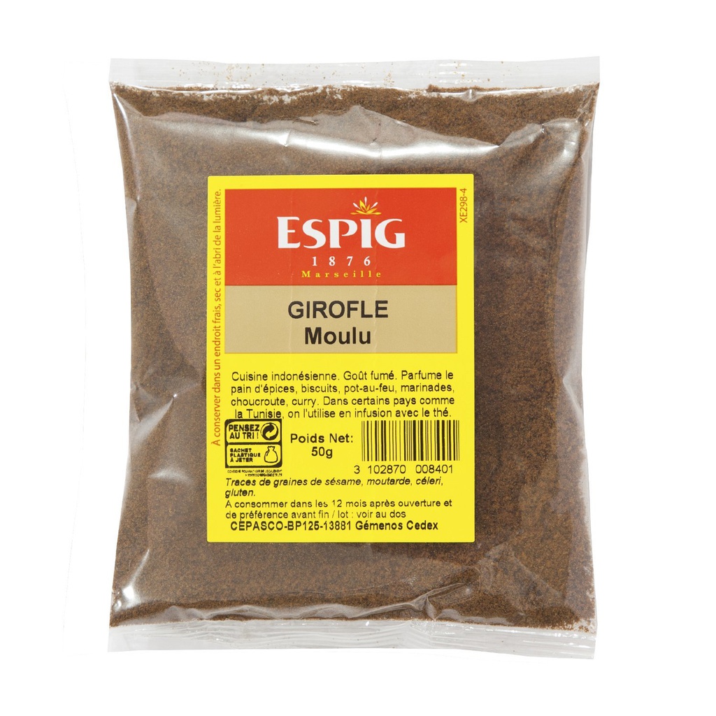 GIROFLE MOULU ESPIG (20x50g)