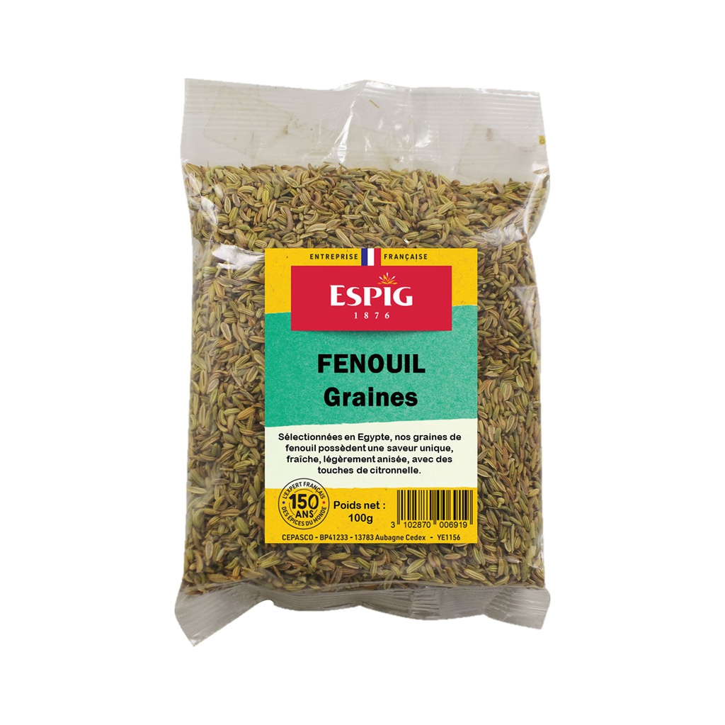 FENOUIL GRAINES ESPIG (15x100g)