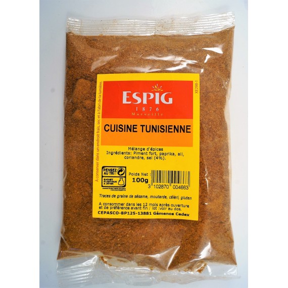 CUISINE TUNISIENNE ESPIG (20x100g)