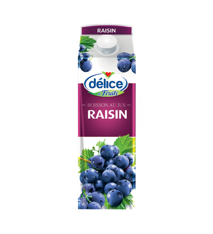 JUS DELICE RAISIN 6X1L