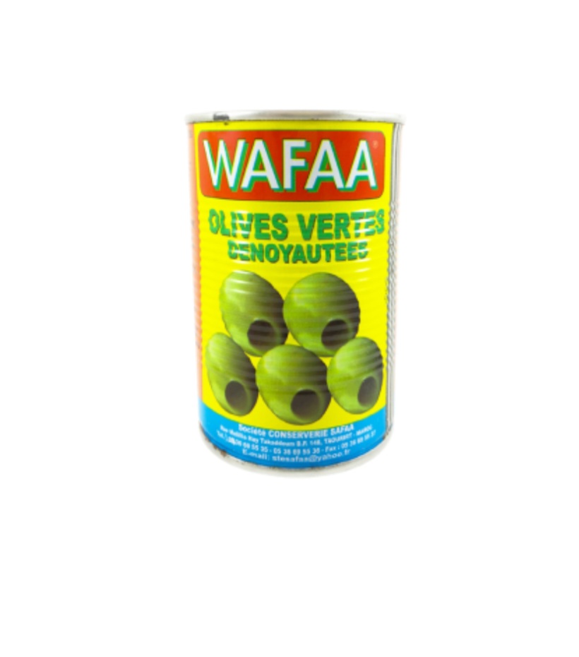 OLIVES VERTES DNT WAFAA 4/4 12X800G