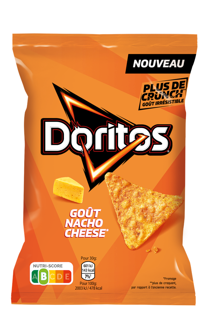 DORITOS NACHO CHEESE (10X160GR)