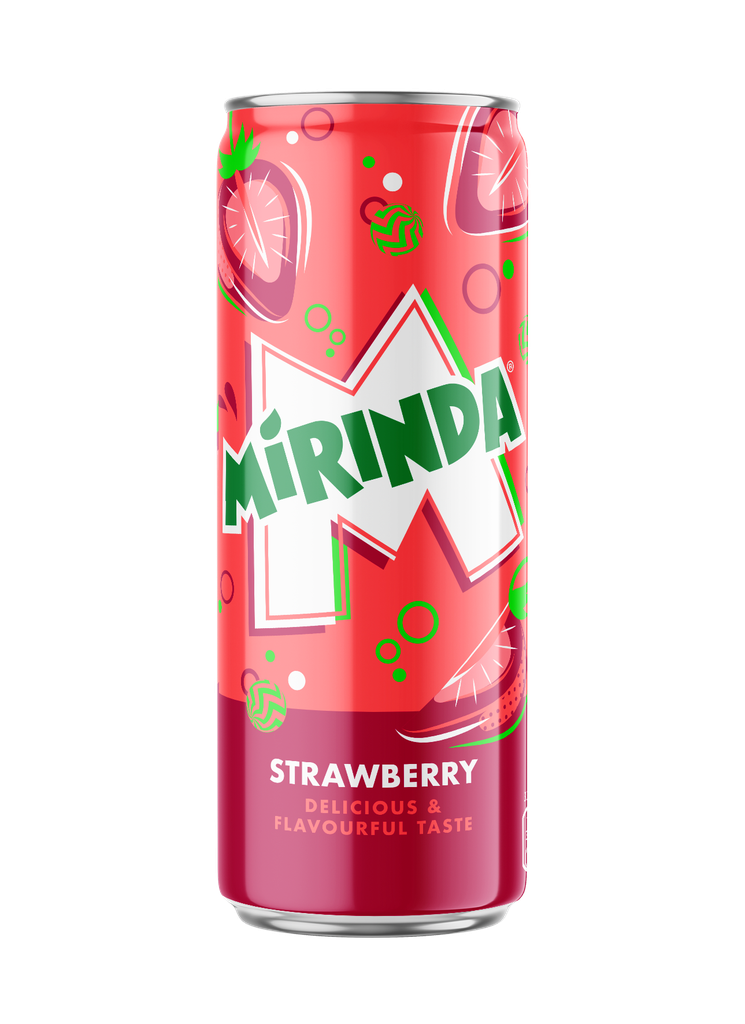 MIRINDA FRAISE SLK CAN 330ML (100X24)