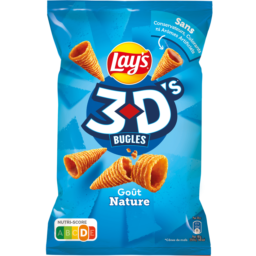 LAYS 3D NATURE 85GR (40X15)