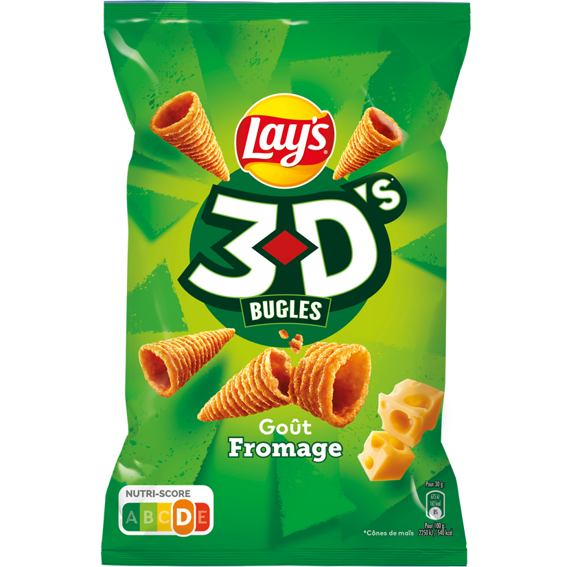 LAYS 3D FROMAGE 85GR (40X15)