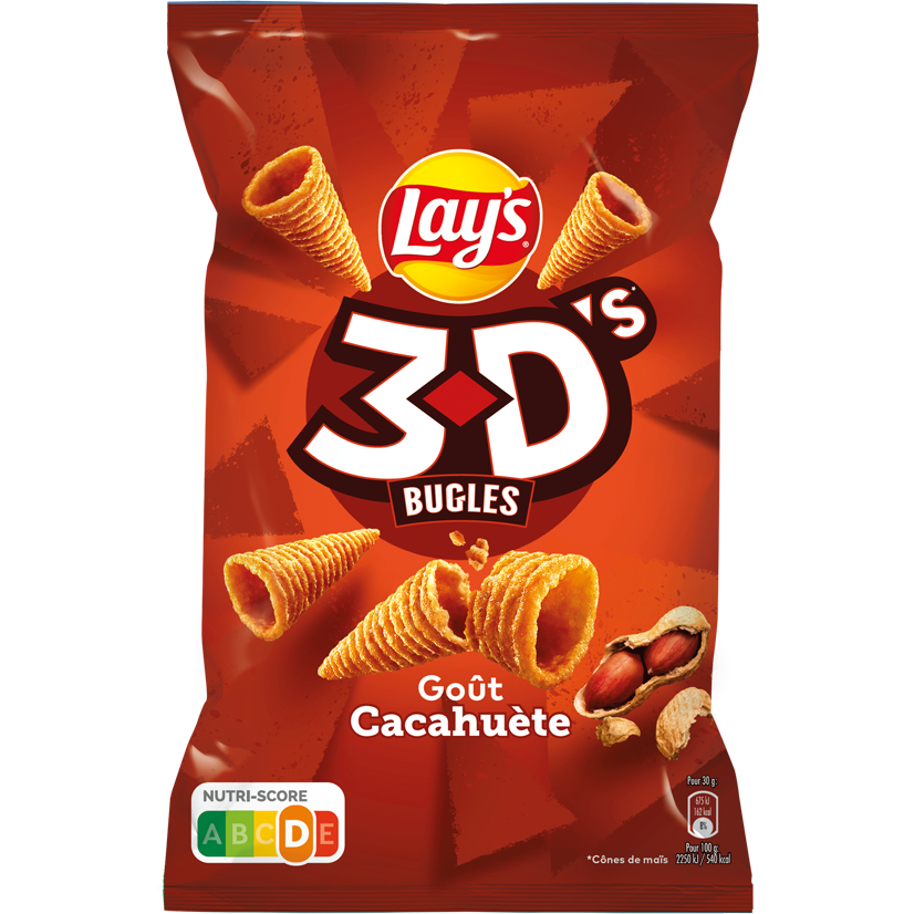 LAYS 3D CACAHUETE 85GR (40X15)