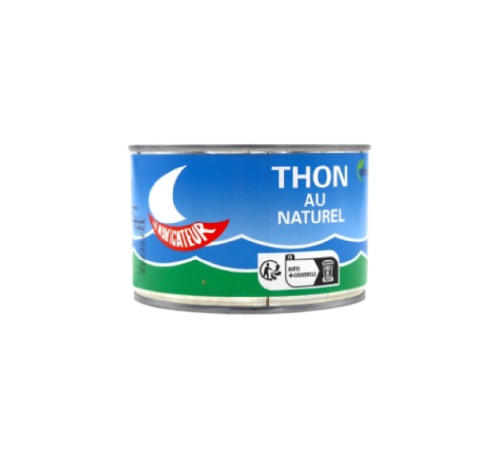 Thon entier au naturel 1/2 Le Navigateur 24X400G