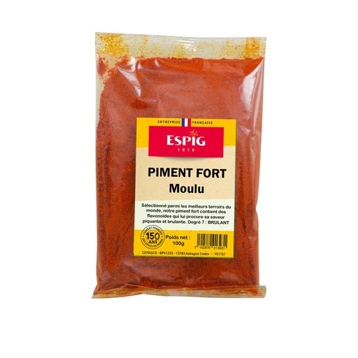 [EPS.ESPIG.PFM500G] PIMENT FORT MOULU ESPIG (500g)