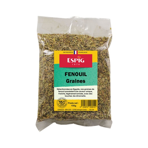 [EPS.ESPIG.FEE100G] FENOUIL GRAINES ESPIG (15x100g)