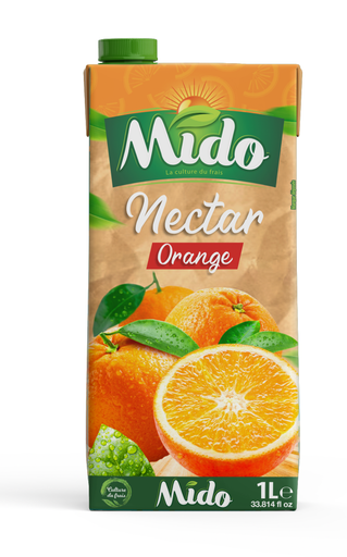 [NEC.MID.1LOR] MIDO NECTAR D'ORANGE 12X1L