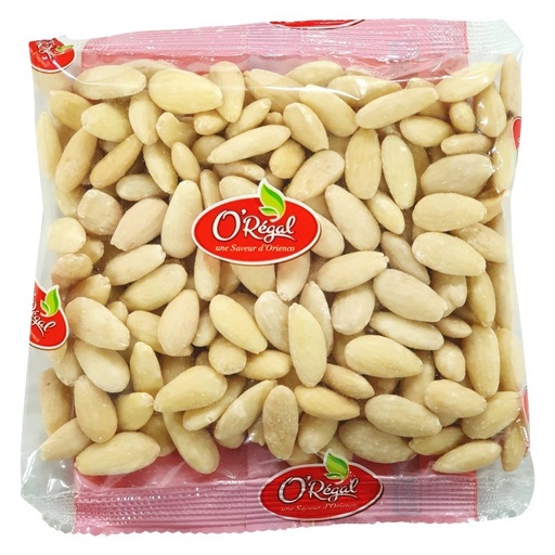 [AM.DEC.23/25.25X800.ORC] AMANDES 23/25  DECORTIQUEES CRUES 25X800GR