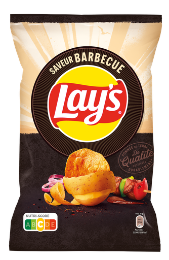 [PPC.CHPS.BBQ.145GR] LAYS CHIPS BARBECUE 145GR (16X20)