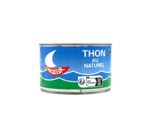 [THE.LN.N400] Thon entier au naturel 1/2 Le Navigateur 24X400G